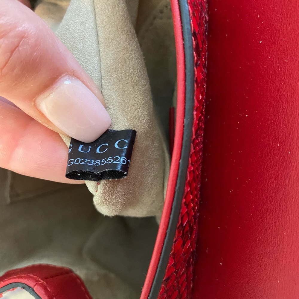 *RARE*Authentic Gucci Padlock Python Mini Backpack - Picture 11 of 15